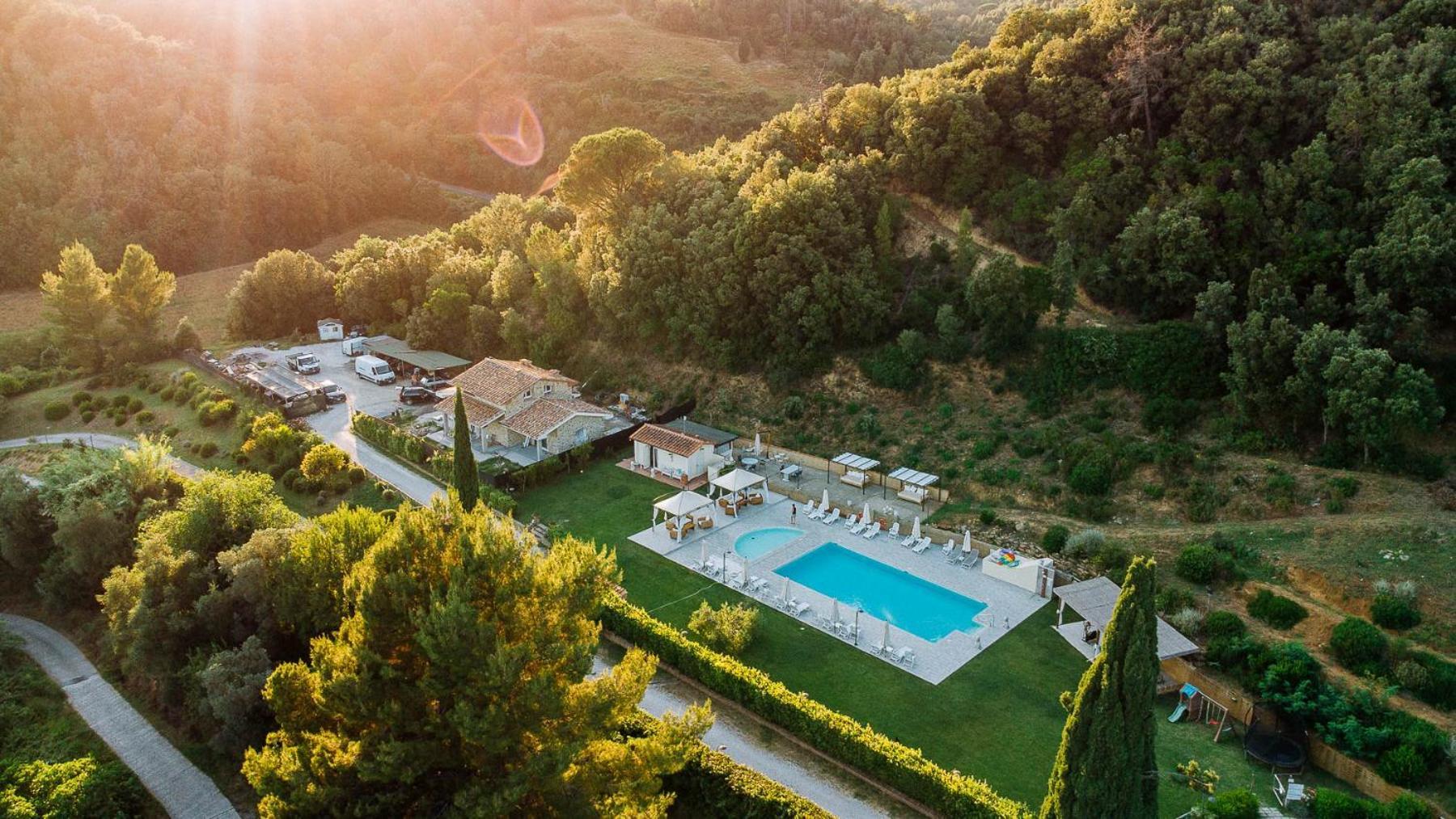 Il Casolare Val Di Mare Apartman Riparbella Kültér fotó